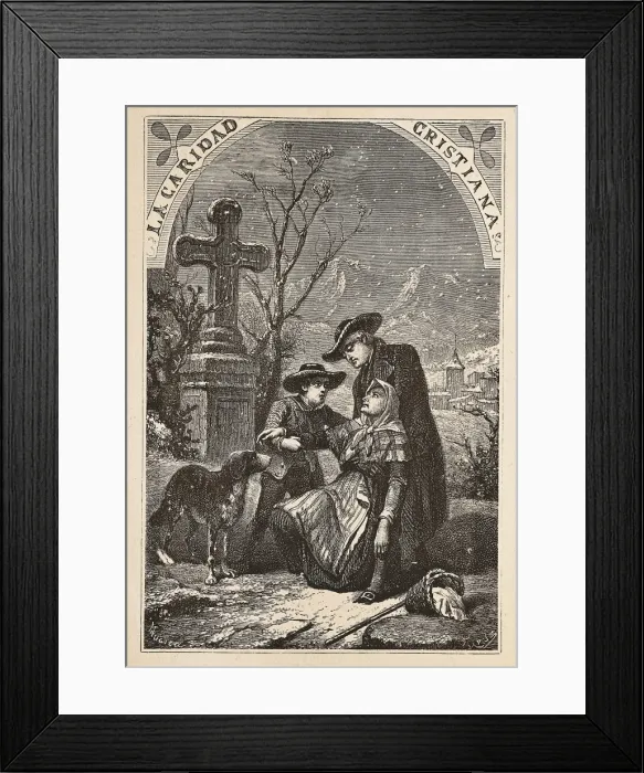 Framed Print : PEREZ ESCRICH, Enrique (1829-1897). Spanish writer Framed Print : PEREZ ESCRICH, Enrique (1829-1897). Spanish writer
