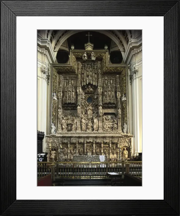 Framed Print : FORMENT, Damiࠨ1480-1540). Main Altarpiece of Framed Print : FORMENT, Damiࠨ1480-1540). Main Altarpiece of