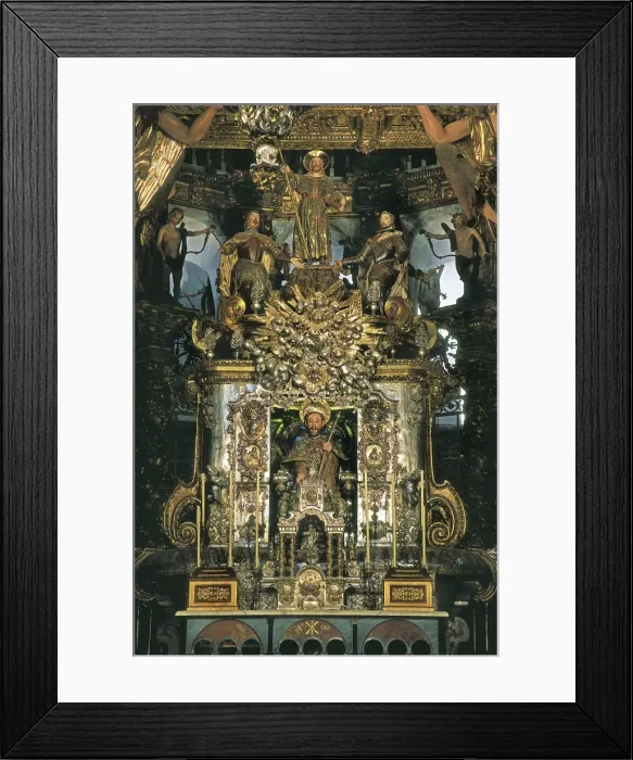 Framed Print : SPAIN. Santiago de Compostela. Cathedral of Santiago Framed Print : SPAIN. Santiago de Compostela. Cathedral of Santiago