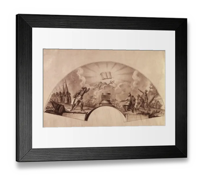 Framed Print : Spain (1810. 1814). Cᤩz Cortes. Allegory of Framed Print : Spain (1810. 1814). Cᤩz Cortes. Allegory of