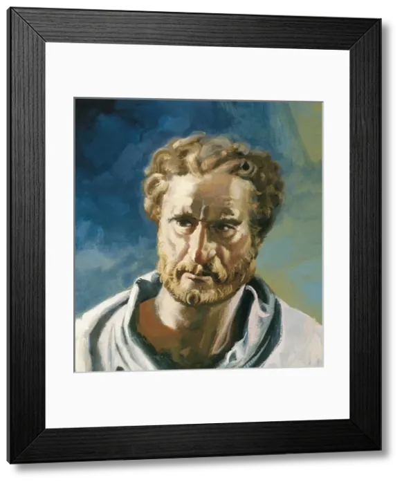 Framed Print : DEMOCRITUS (460-370 BC). Greek philosopher, theoretician Framed Print : DEMOCRITUS (460-370 BC). Greek philosopher, theoretician
