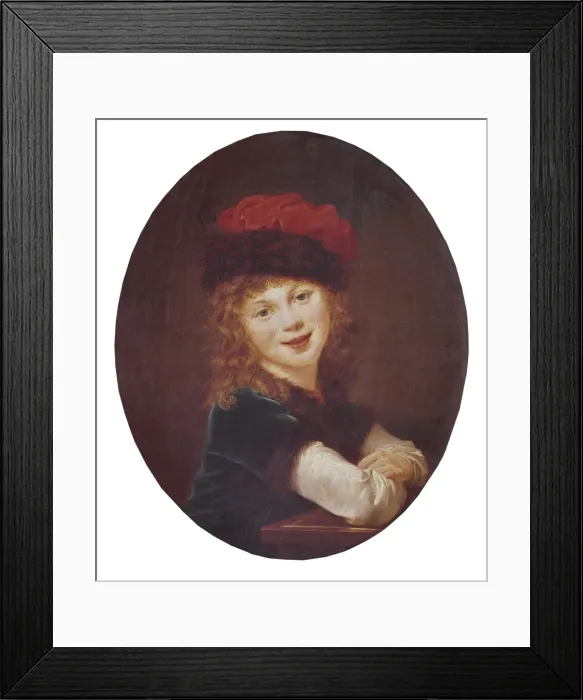 Framed Print : Portrait of young girl, 1788-1790. Francesc Camb Framed Print : Portrait of young girl, 1788-1790. Francesc Camb