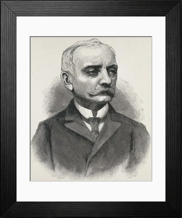 Framed Print : HOHENLOHE-SCHILLINGSFURST, Chlodwig, prince of (1819-1901) Framed Print : HOHENLOHE-SCHILLINGSFURST, Chlodwig, prince of (1819-1901)