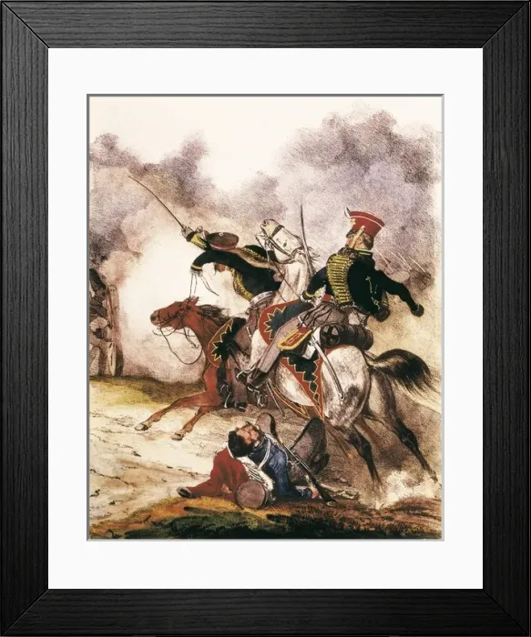 Framed Print : Hussar Guard Regiment, Plate 19 from Armed Forces Framed Print : Hussar Guard Regiment, Plate 19 from Armed Forces