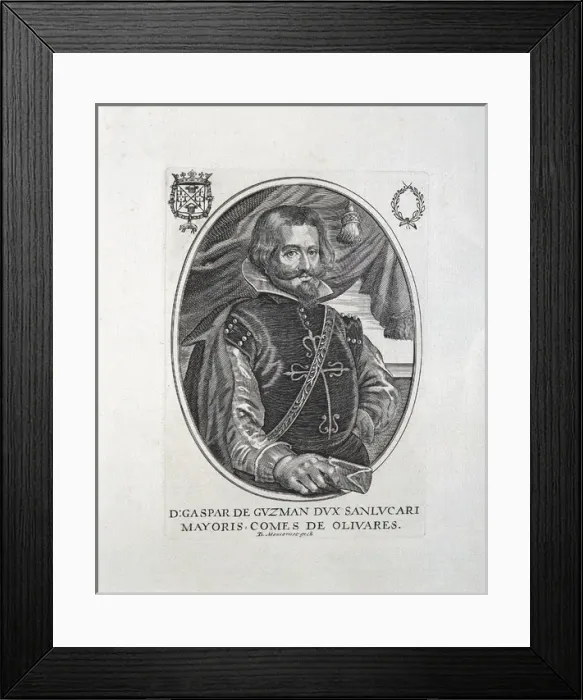 Framed Print : OLIVARES, Gaspar de Guzmᮬconde-duque de (1587-1645)