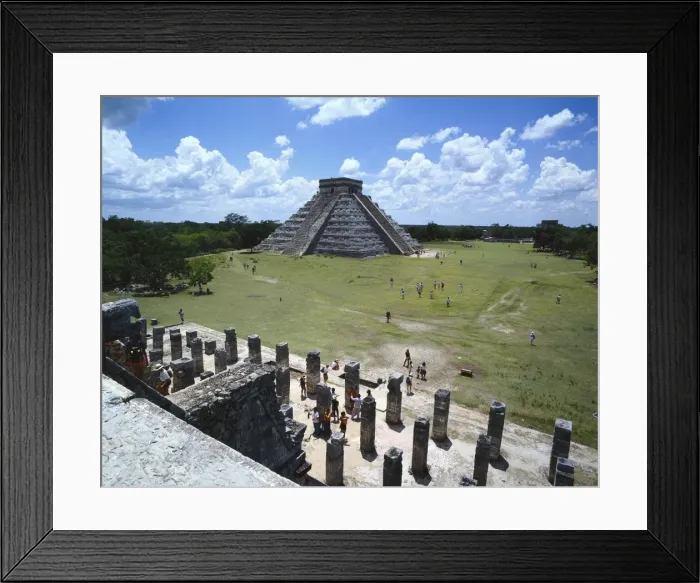 Framed Print : MEXICO. YUCATN. Chich鮠ItzᮠEl Castillo, aka Framed Print : MEXICO. YUCATN. Chich鮠ItzᮠEl Castillo, aka