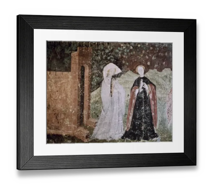 Framed Print : Cycle of the Months. 1391-1407. ITALY. Trento. Castle Framed Print : Cycle of the Months. 1391-1407. ITALY. Trento. Castle