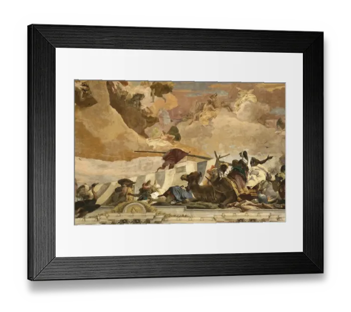 Framed Print : TIEPOLO, Giovanni Battista (1696-1770). Allegory Framed Print : TIEPOLO, Giovanni Battista (1696-1770). Allegory