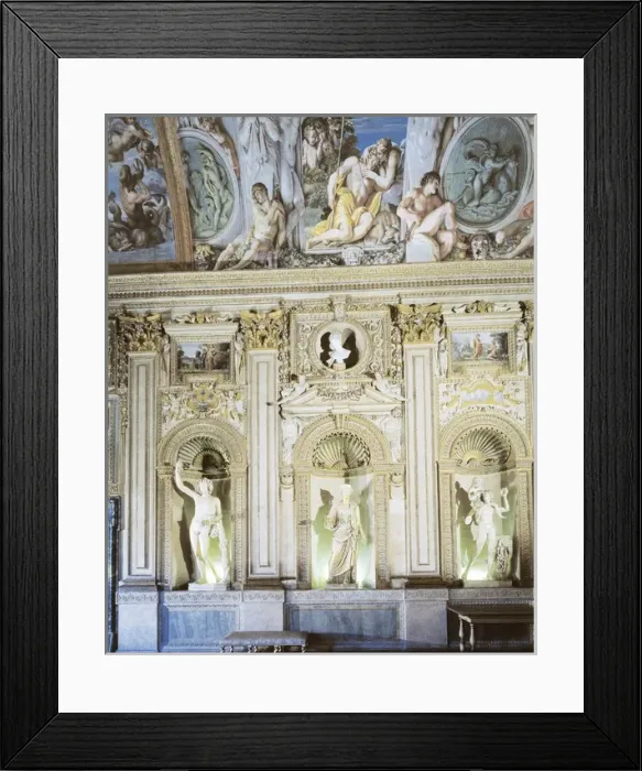 Framed Print : ITALY. Rome. Farnese Palace. Ceiling of the Carracci Framed Print : ITALY. Rome. Farnese Palace. Ceiling of the Carracci