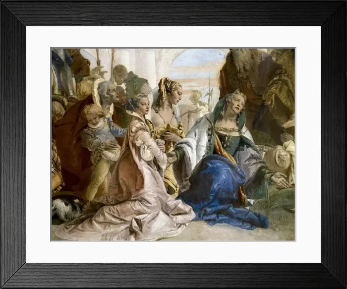 Framed Print : TIEPOLO, Giovanni Battista (1696-1770). The Continence Framed Print : TIEPOLO, Giovanni Battista (1696-1770). The Continence