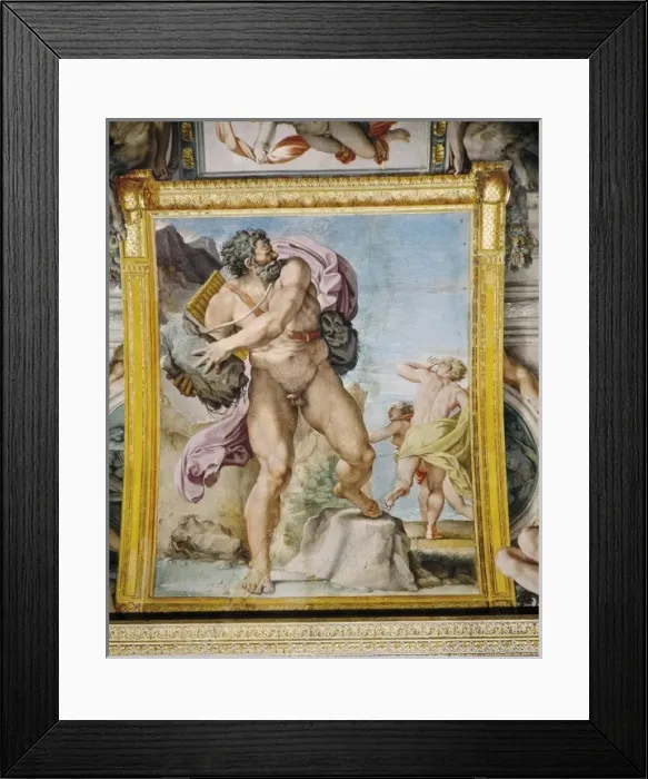Framed Print : CARRACHE, Annibale. The Galleria Farnese. 1597-1602 Framed Print : CARRACHE, Annibale. The Galleria Farnese. 1597-1602