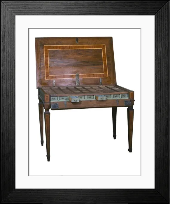 Framed Print : Mensa scrutiniorum (scrutiny table), 18th-19th c Framed Print : Mensa scrutiniorum (scrutiny table), 18th-19th c