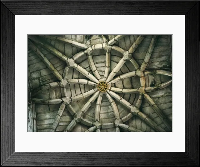 Framed Print : Cathedral of Santa Maria de Tui. 1120-1225. SPAIN Framed Print : Cathedral of Santa Maria de Tui. 1120-1225. SPAIN