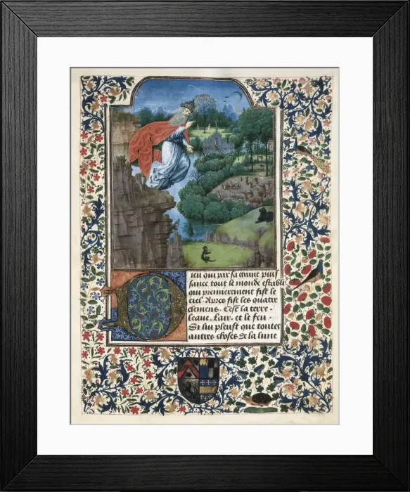 Framed Print : Book of Hours of the Countess of Bertiandos. 16th Framed Print : Book of Hours of the Countess of Bertiandos. 16th