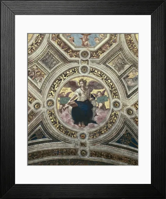 Framed Print : Raphael (1483-1520). Stanza della segnatura ( Room Framed Print : Raphael (1483-1520). Stanza della segnatura ( Room