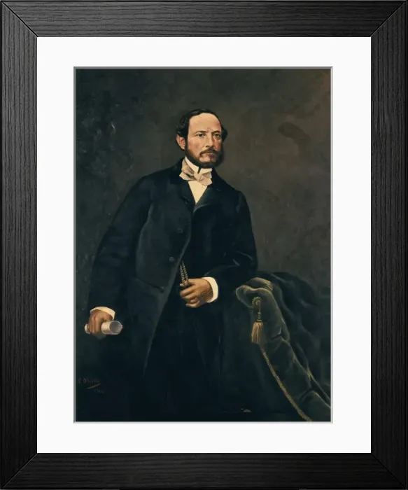 Framed Print : PRIM I PRATS, Joan (1814-1870). Spanish general Framed Print : PRIM I PRATS, Joan (1814-1870). Spanish general