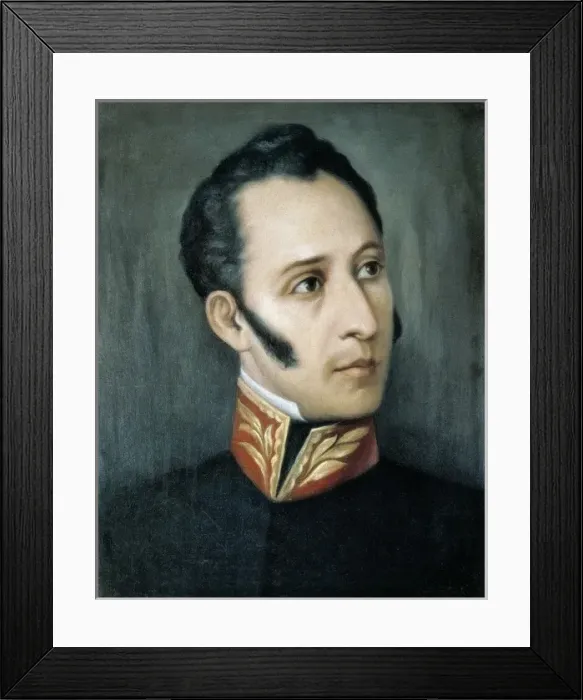 Framed Print : SUCRE, Antonio Jose (1795-1830). Venezuelan military Framed Print : SUCRE, Antonio Jose (1795-1830). Venezuelan military