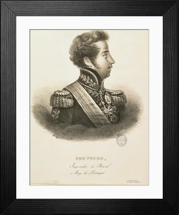 Framed Print : PEDRO I of Brazil (1798-1834). Emperor of Brazil Framed Print : PEDRO I of Brazil (1798-1834). Emperor of Brazil