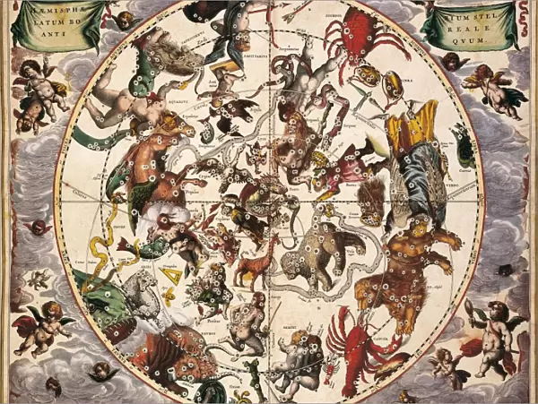 CELLARIUS, Andreas (1596-1665). Atlas Coelestis