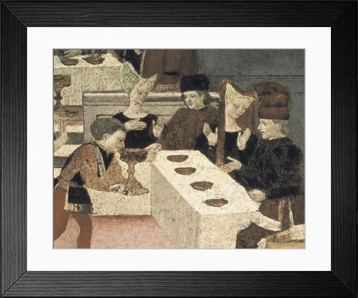 Framed Print : Arcon Jarves, Master of- (15th century). The Story Framed Print : Arcon Jarves, Master of- (15th century). The Story