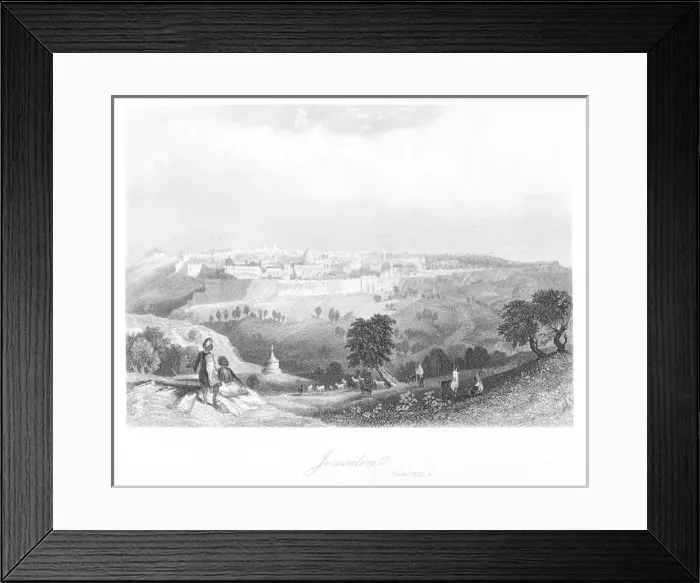 Framed Print : Jerusalem. Date: circa late 19th century