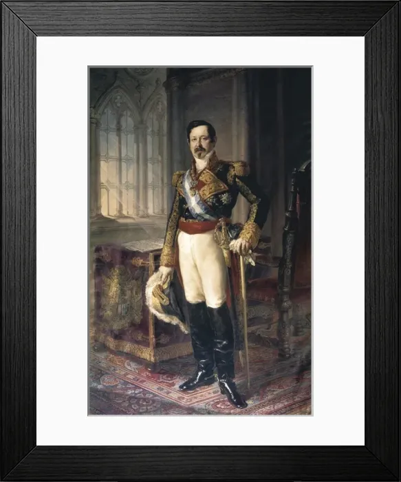 Framed Print : LOPEZ Y PORTAс, Vicente (1772-1850). Portrait of Framed Print : LOPEZ Y PORTAс, Vicente (1772-1850). Portrait of