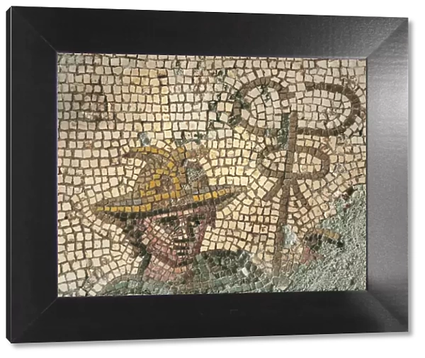 Mercury. 3rd century. Roman art. Mosaic. SPAIN
