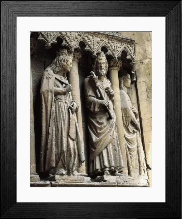 Framed Print : SPAIN. Burgo de Osma-Ciudad de Osma. St. Mary of Framed Print : SPAIN. Burgo de Osma-Ciudad de Osma. St. Mary of