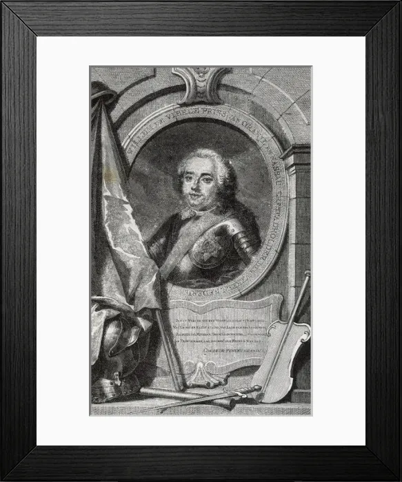 Framed Print : WILLIAM IV (1711-1751). First hereditary stadtholder Framed Print : WILLIAM IV (1711-1751). First hereditary stadtholder