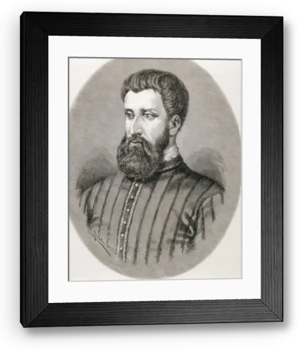 Framed Print : QUESADA, Gonzalo Jim鮥z de (1509-1579). Spanish