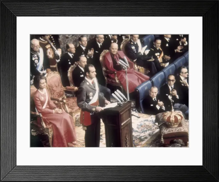 Framed Print : JUAN CARLOS I of Spain (1938). King of Spain Framed Print : JUAN CARLOS I of Spain (1938). King of Spain