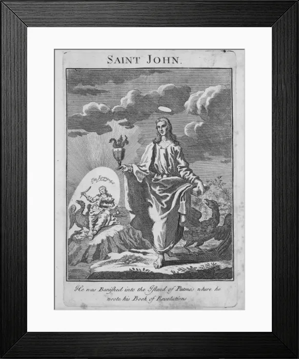 Framed Print : St John. Date: circa late 19th century Framed Print : St John. Date: circa late 19th century