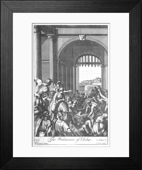 Framed Print : The prediction of Elisha Framed Print : The prediction of Elisha