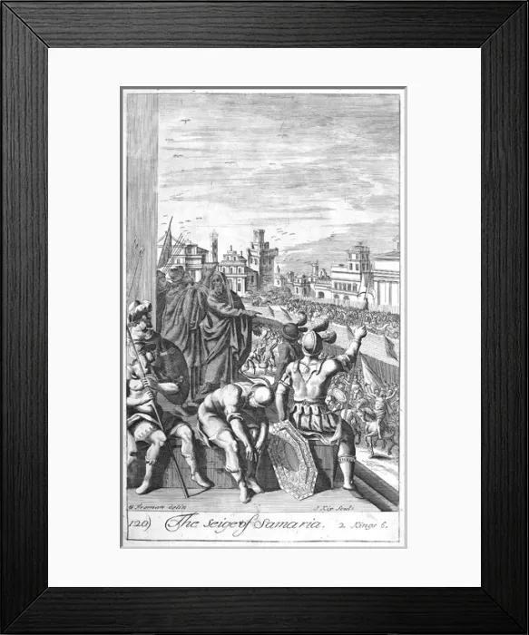 Framed Print : Siege of Samaria Framed Print : Siege of Samaria