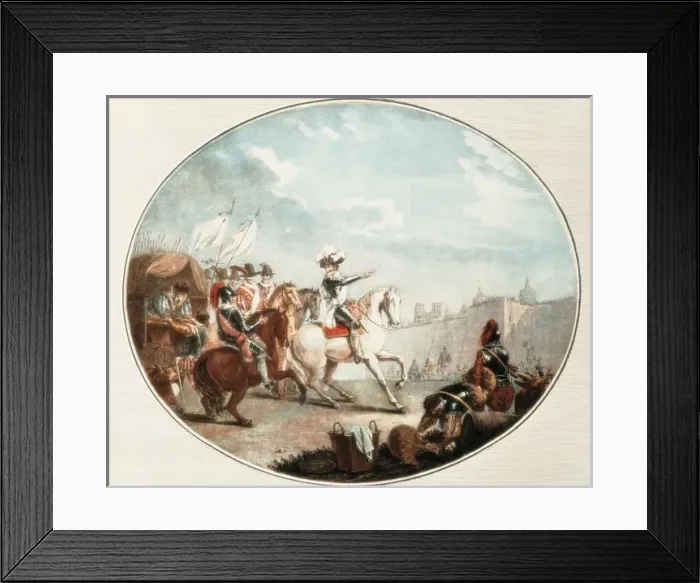 Framed Print : CALLOT, Jacques (1592-1635). Henry of Bourbon in Framed Print : CALLOT, Jacques (1592-1635). Henry of Bourbon in