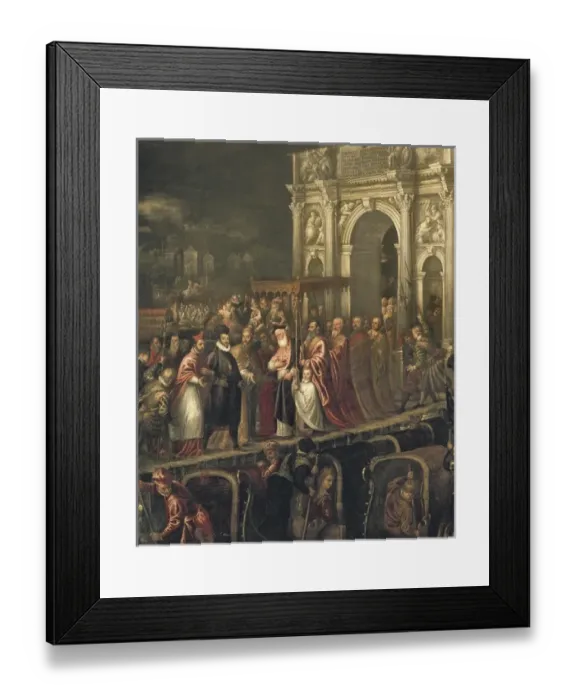 Framed Print : Arrival of Henry III to Venice. ca. 1593. MICHIELI Framed Print : Arrival of Henry III to Venice. ca. 1593. MICHIELI