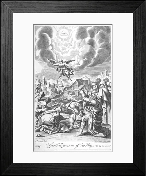 Framed Print : The judgment of the plague Framed Print : The judgment of the plague