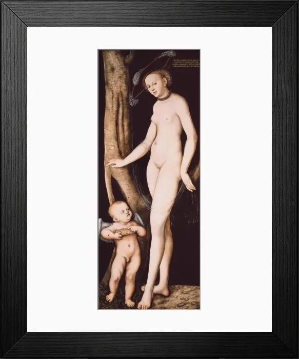 Framed Print : Cranach, Lucas, the Elder (1472-1553). Venus Framed Print : Cranach, Lucas, the Elder (1472-1553). Venus