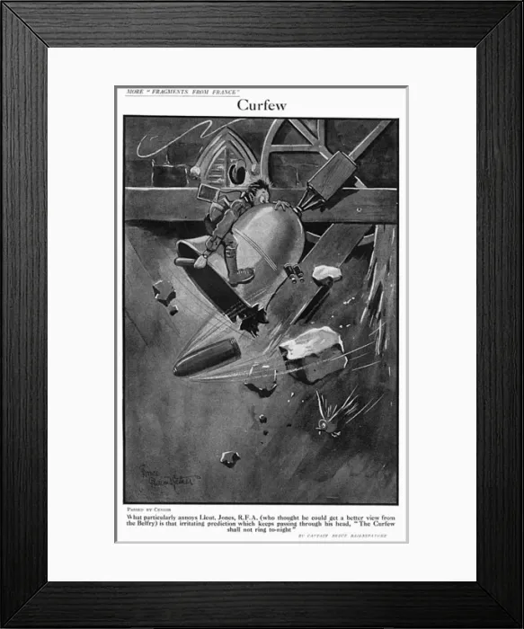Framed Print : Curfew, by Bairnsfather