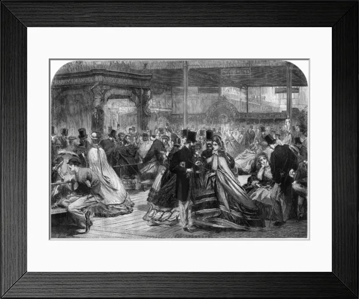 Framed Print : Half-crown day at the International Exhibition Framed Print : Half-crown day at the International Exhibition