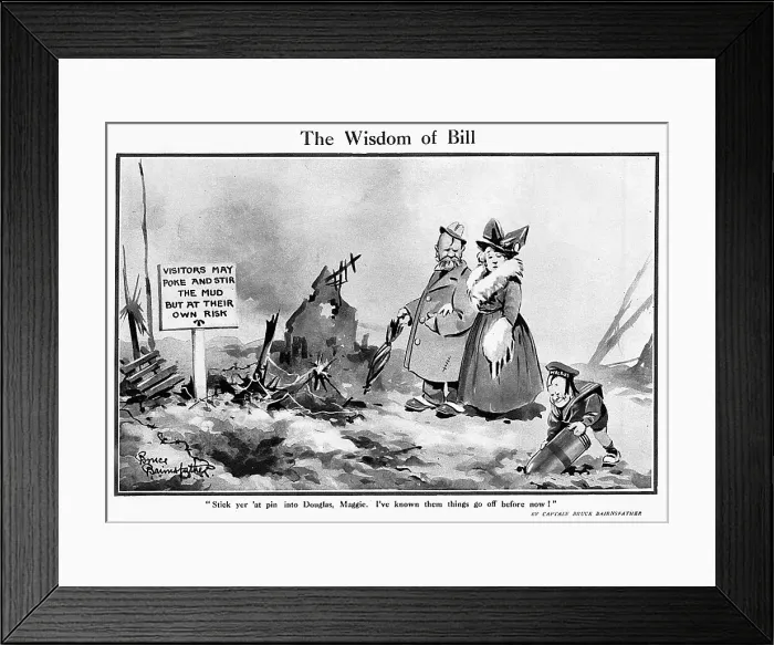 Framed Print : The Wisdom of Bill, by Bairnsfather