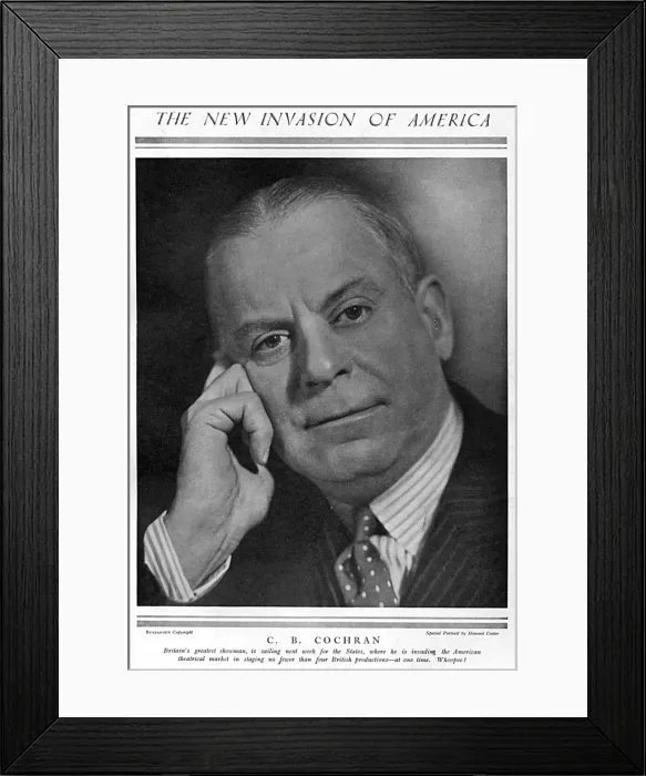 Framed Print : Charles B. Cochran Framed Print : Charles B. Cochran