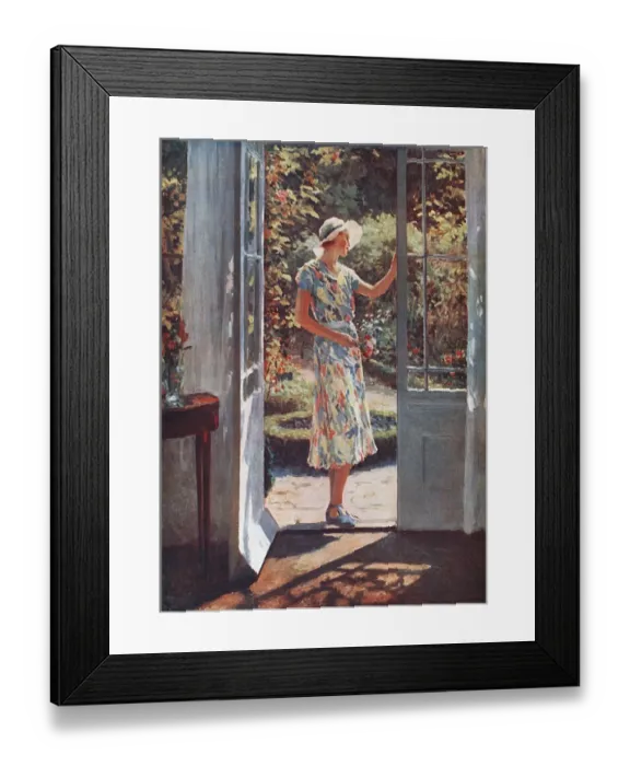 Framed Print : Enter Summer by W. H. Margetson Framed Print : Enter Summer by W. H. Margetson
