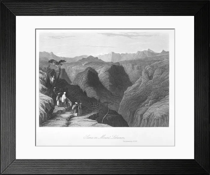 Framed Print : Mt Lebanon Framed Print : Mt Lebanon