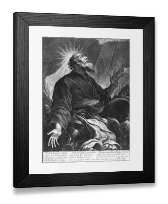 Framed Print : Elijah. Date: circa late 19th century Framed Print : Elijah. Date: circa late 19th century