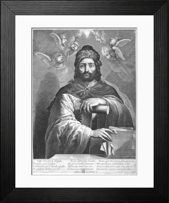 Framed Print : Isaiah ??. Date: circa late 19th century Framed Print : Isaiah ??. Date: circa late 19th century