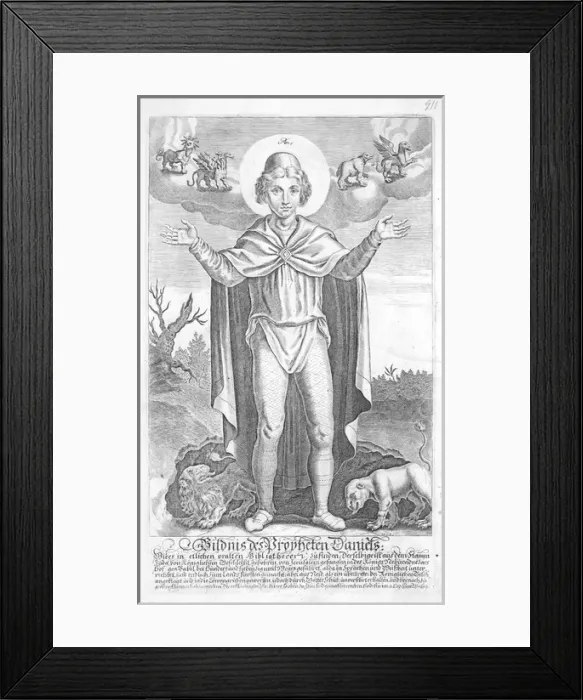 Framed Print : Daniel. Date: circa late 19th century Framed Print : Daniel. Date: circa late 19th century