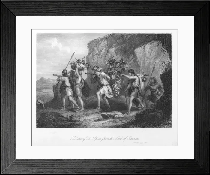 Framed Print : Return of the spies from Canaan Framed Print : Return of the spies from Canaan