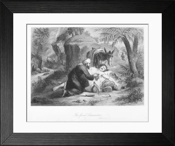 Framed Print : The Good Samaritan Framed Print : The Good Samaritan