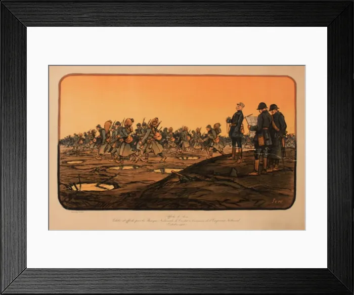 Framed Print : WWI Poster, French War Loan Framed Print : WWI Poster, French War Loan